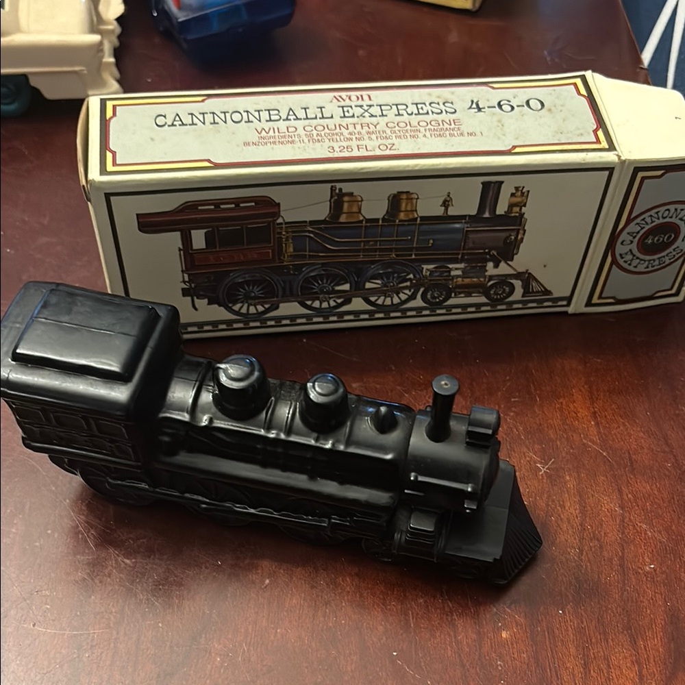 Vintage Avon Cannonball Express Black bottle